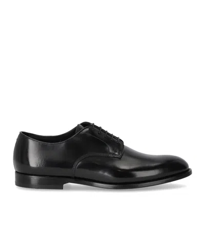 DOUCAL'S DERBY HORSE BLACK LACE UP