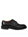 Doucal's Round-toe Lace-up Derby Shoes In Black