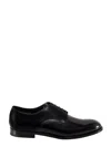 Doucal's Man Lace-up Shoes Midnight Blue Size 6.5 Soft Leather In Black