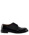 Doucal's Scarpe Derby Doucals In Pelle Spazzolata In Black