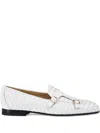 Doucal's Double-buckle Loafers In White