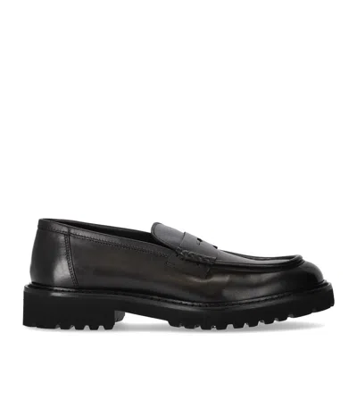 DOUCAL'S DOUCAL'S ADLER GRAPHITE GREY LOAFER