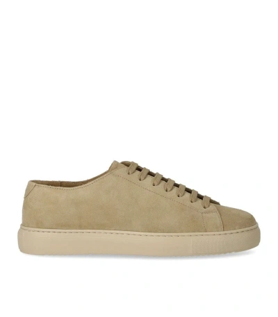 Doucal's Beige Suede Sneaker