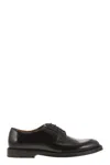 Doucal's Man Lace-up Shoes Midnight Blue Size 6.5 Soft Leather In Black