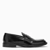 DOUCAL'S DOUCAL'S BLACK LEATHER CLASSIC LOAFER
