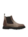 Doucal's Round-toe Slip-on Boots In Black
