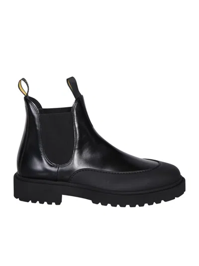 Doucal's Ankle Boot In Calfskin In Black