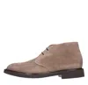 Doucal's Cappuccino Suede Ankle Boots In Marrone Marroni