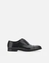Doucal's High-shine Black Oxford Shoes With Lace-up Fastening In Black