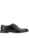 Doucal's Triumph Blue Leather Lace Up Shoes