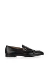 Doucal's Double Buckle Leather Moccasin