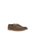 Doucal's Brown Suede Leather Loafers