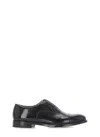 Doucal's High-shine Black Oxford Shoes With Lace-up Fastening In Black