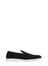 Doucal's Mocassins Adler Suede Loafers In Blue