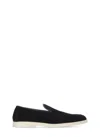 Doucal's Mocassins Adler Suede Loafers In Blue