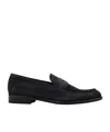 Doucal's Man Loafers Midnight Blue Size 10 Soft Leather In Blue