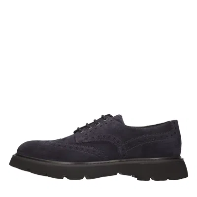 Doucal's Flat Shoes Blue In Blu Blu E Verdi