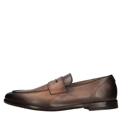 Doucal's Flat Shoes Brown In Marrone Marroni
