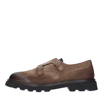 Doucal's Flat Shoes Brown In Marrone Marroni