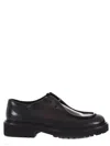Doucal's Man Lace-up Shoes Dark Brown Size 8 Soft Leather In Brown