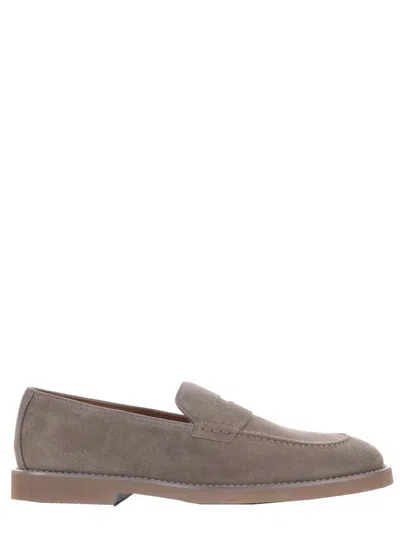 Doucal's Loafers In Dove Grey