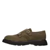 Doucal's Swallowtail Double-button Casual Shoes In Verde Blu E Verdi