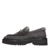 Doucal's Flat Shoes Grey In Grigio Metallici E Grigi