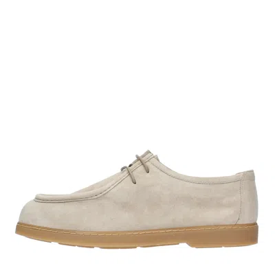 Doucal's Flat Shoes Grey In Grigio Neri E Grigi