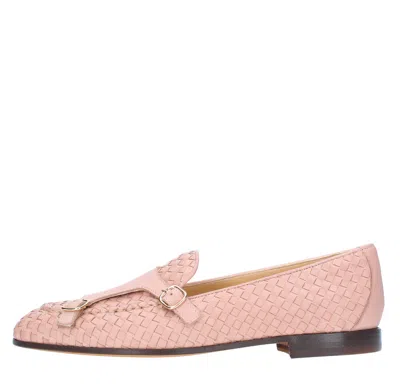 Doucal's Flat Shoes Pink In Rosa Chiari E Naturali