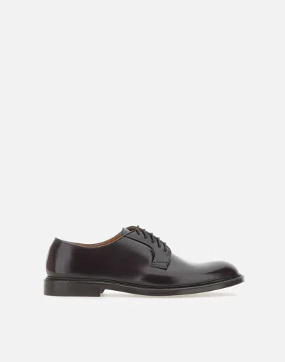 DOUCAL'S DOUCAL'S HORSE LEATHER LACE UP SHOES