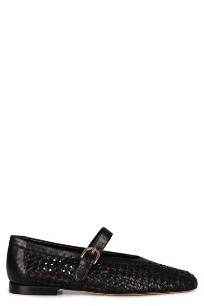 DOUCAL'S DOUCAL'S LEATHER BALLET FLATS