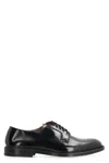 Doucal's Triumph Blue Leather Lace Up Shoes