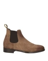 Doucal's Man Ankle Boots Beige Size 8 Leather