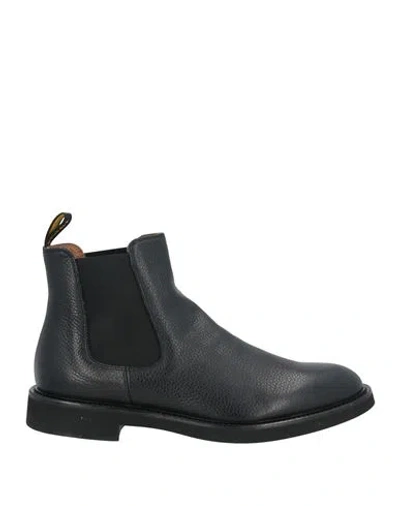 Doucal's Man Ankle Boots Black Size 12.5 Leather