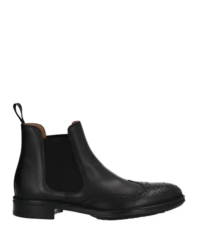 Doucal's Man Ankle Boots Black Size 11 Calfskin