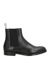 Doucal's Man Ankle Boots Black Size 8.5 Leather In Black