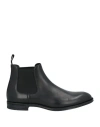 Doucal's Man Ankle Boots Black Size 7 Calfskin In Black