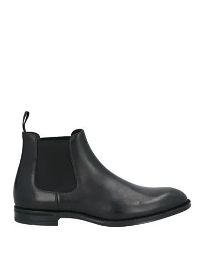 Doucal's Man Ankle Boots Black Size 7 Calfskin