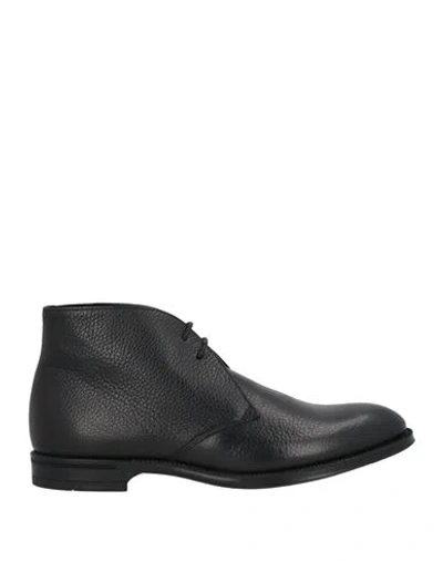 Doucal's Man Ankle Boots Black Size 9 Calfskin