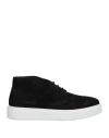 Doucal's Man Ankle Boots Black Size 9 Leather In Black