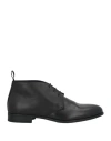 Doucal's Man Ankle Boots Black Size 9 Leather
