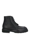 Doucal's Man Ankle Boots Black Size 9 Leather In Black