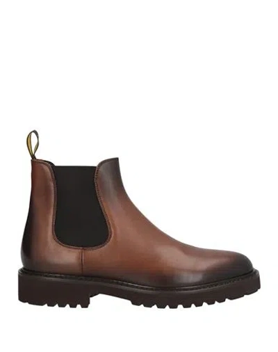 Doucal's Man Ankle Boots Brown Size 6 Leather