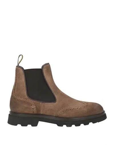 Doucal's Man Ankle Boots Brown Size 6 Leather