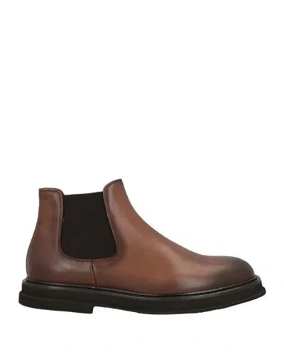 Doucal's Man Ankle Boots Brown Size 8.5 Leather