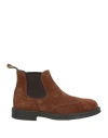 Doucal's Man Ankle Boots Chocolate Brown Size 7 Leather In Brown
