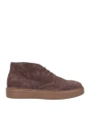 Doucal's Man Ankle Boots Chocolate Brown Size 9 Leather