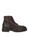 Doucal's Man Ankle Boots Dark Brown Size 8 Leather