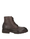 Doucal's Man Ankle Boots Dark Brown Size 8 Soft Leather