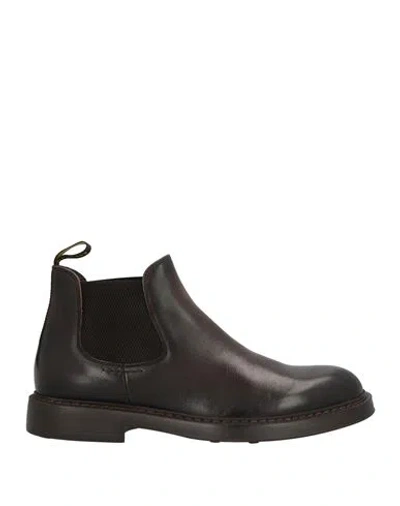Doucal's Man Ankle Boots Dark Brown Size 9 Leather